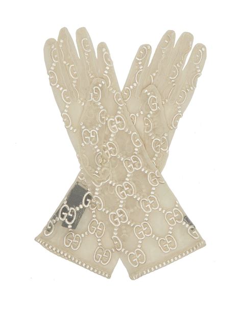 gucci white lace gloves|gucci hat clearance.